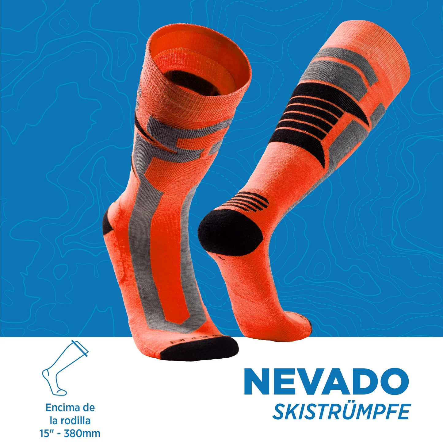 calcetines para esquiar en Chile