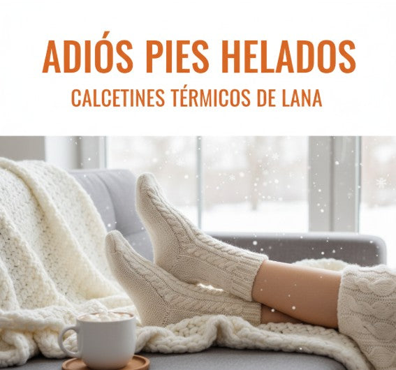Adiós pies helados: Calcetines térmicos de lana