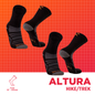 Calcetines ALTURA 2Pack de Algodón Pima Peruano para Trekking Running y Deportes