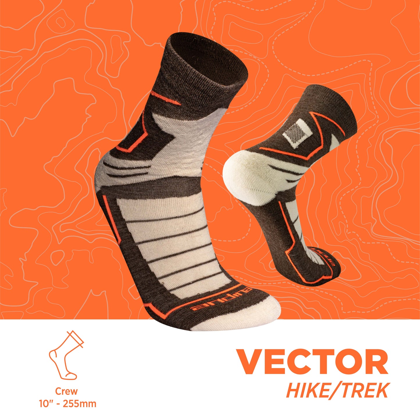 VECTOR Hike & Trek | Calcetines Outdoor Alpaca Premium y Merino