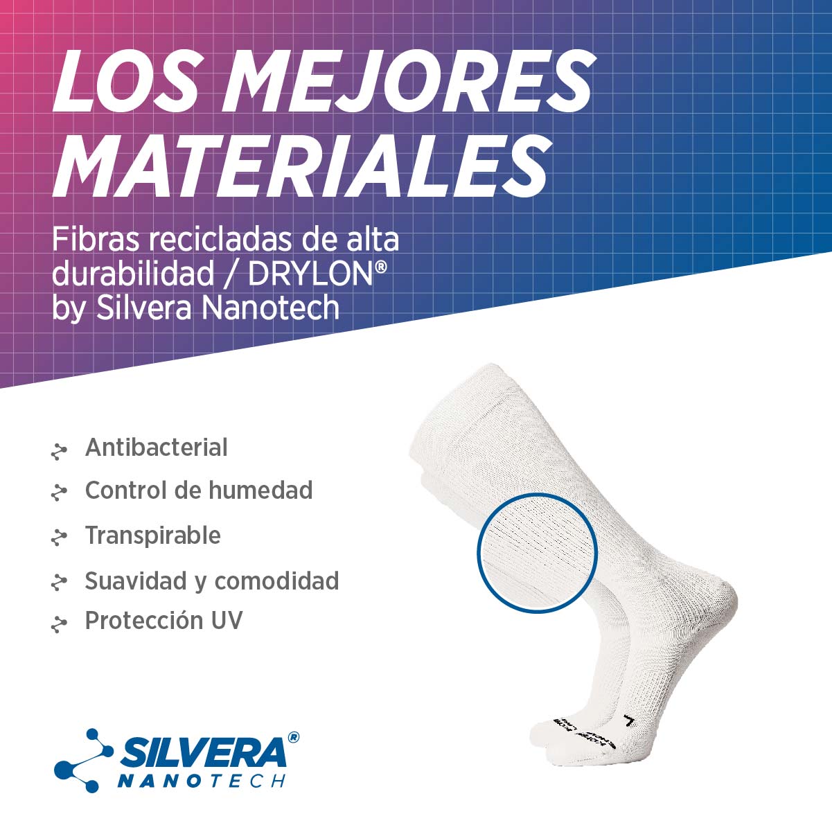 ENDURA Calcetines de Compresion 20-30 mmHg