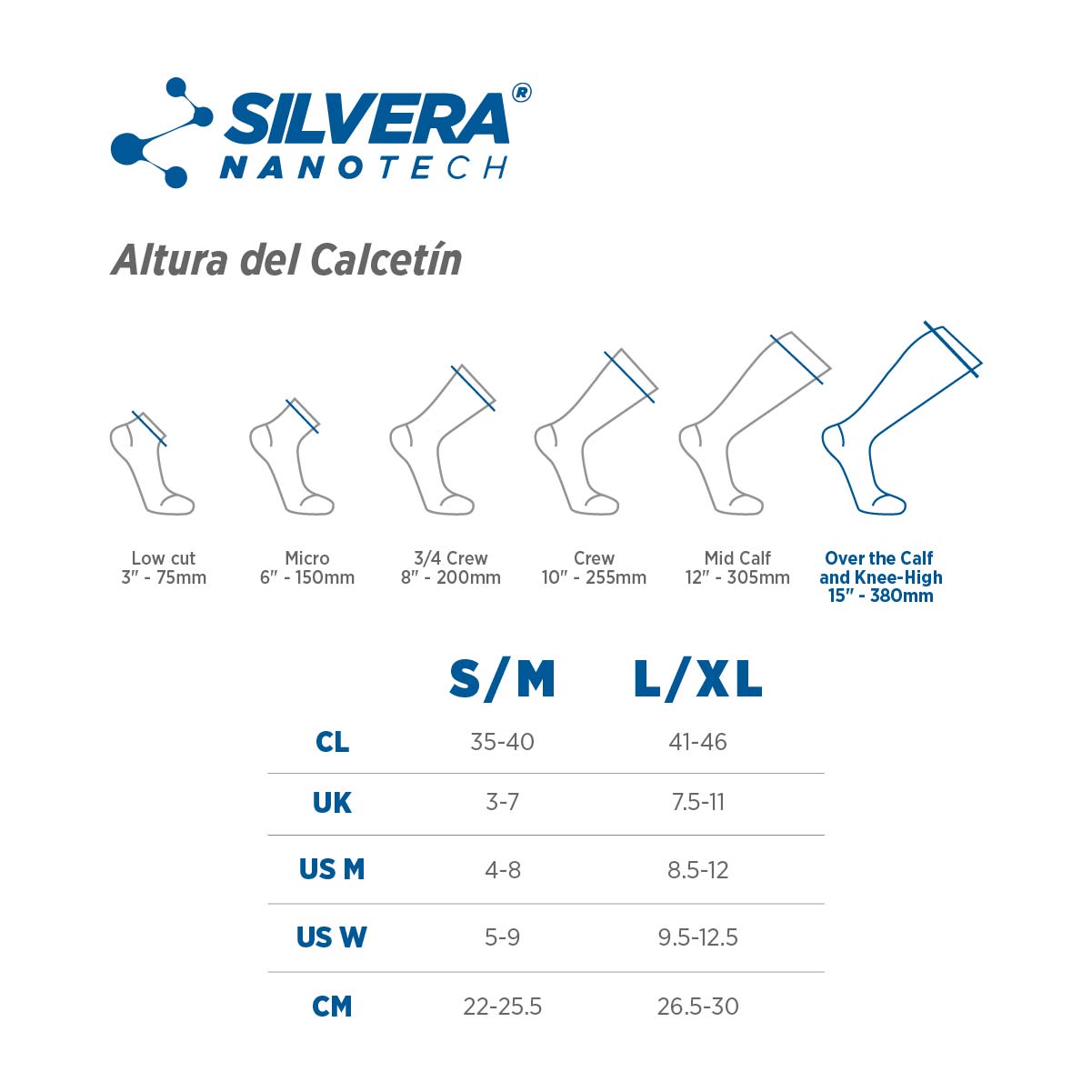 ENDURA Calcetines de Compresion 20-30 mmHg