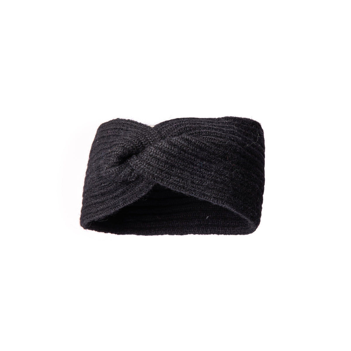 ALMA Headband | Lana Merino & Baby Alpaca - Negro