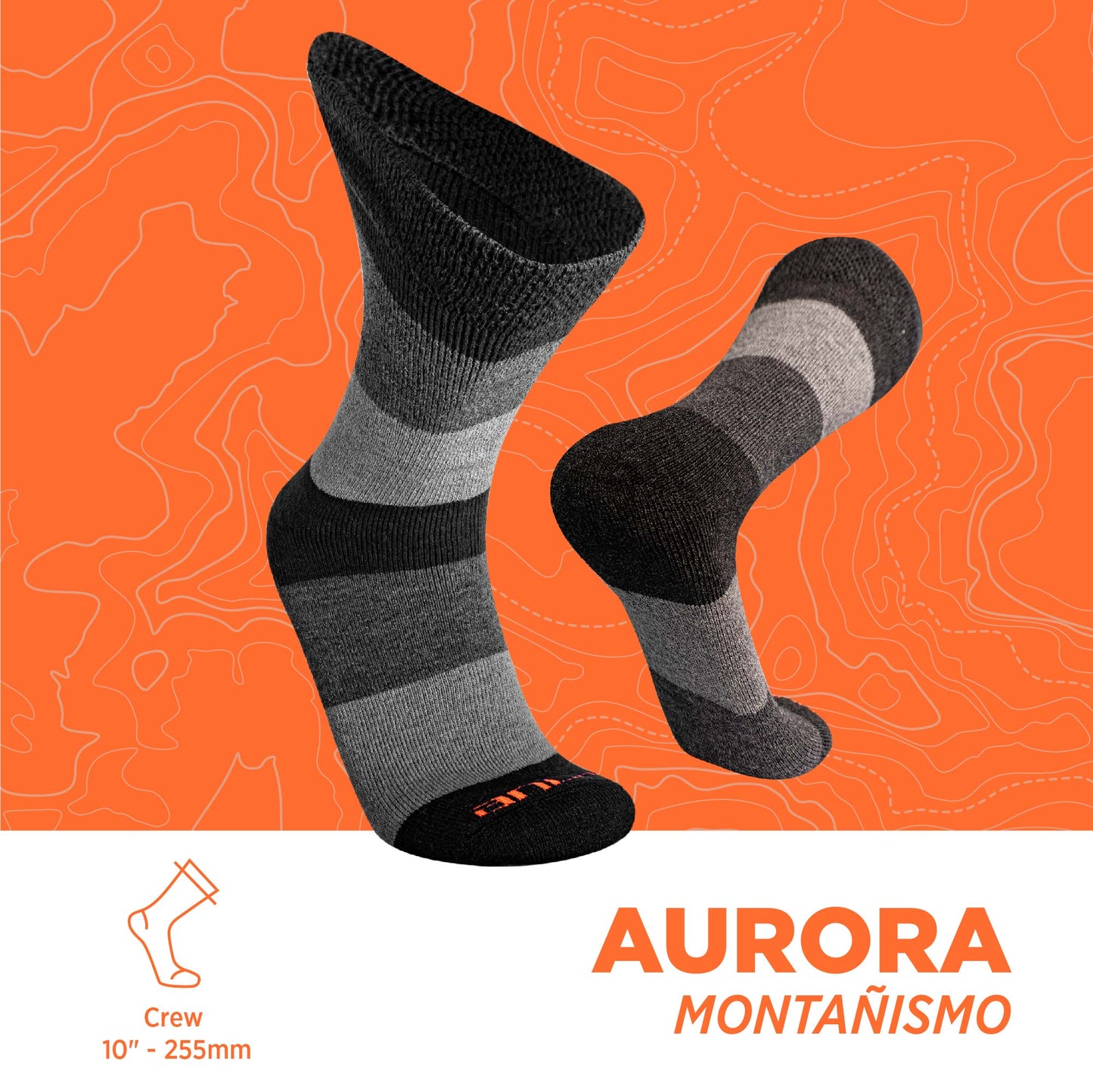 Calcetines de Alpaca Térmicos para Trekking y Montañismo en Invierno AURORA