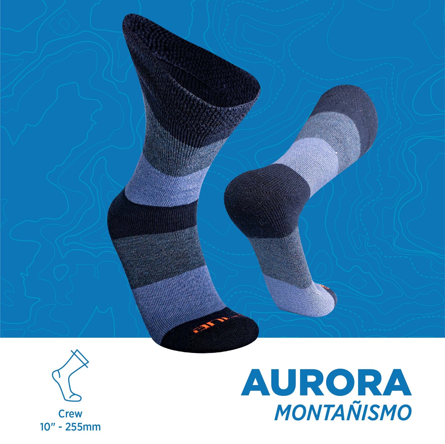 Calcetines de Alpaca Térmicos para Trekking y Montañismo en Invierno AURORA