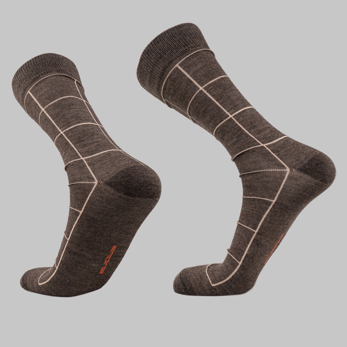 Squared | Calcetines de Vestir de Alpaca y Merino - S / Café Oscuro