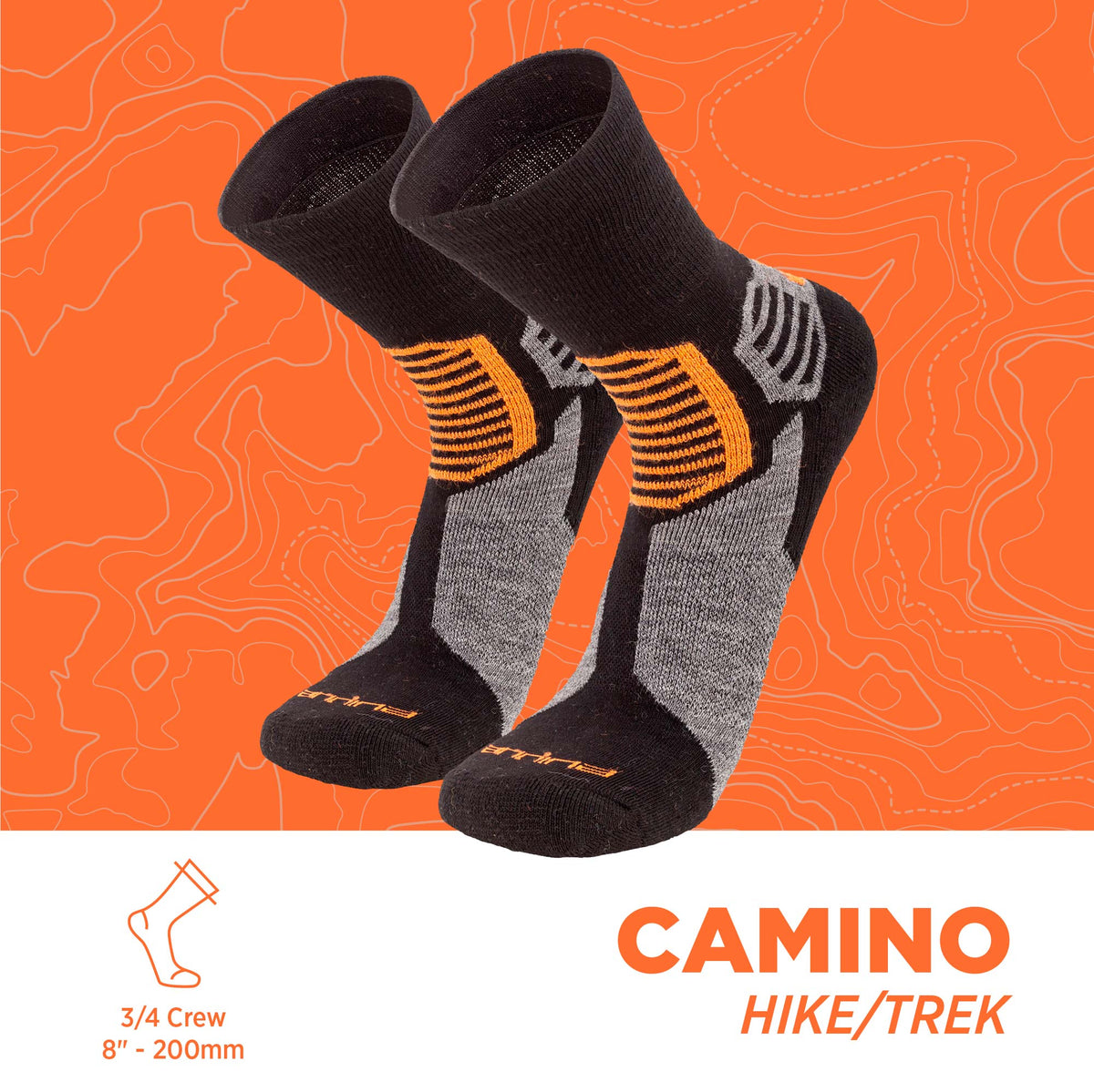 Camino | Calcetines de Alpaca Outdoor - Negro / S