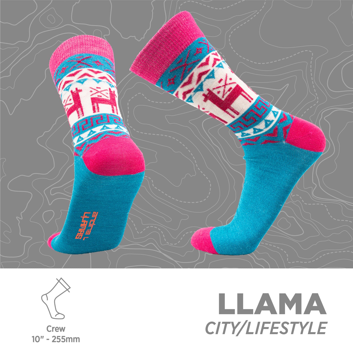 Llamas Heritage | Calcetines de ciudad