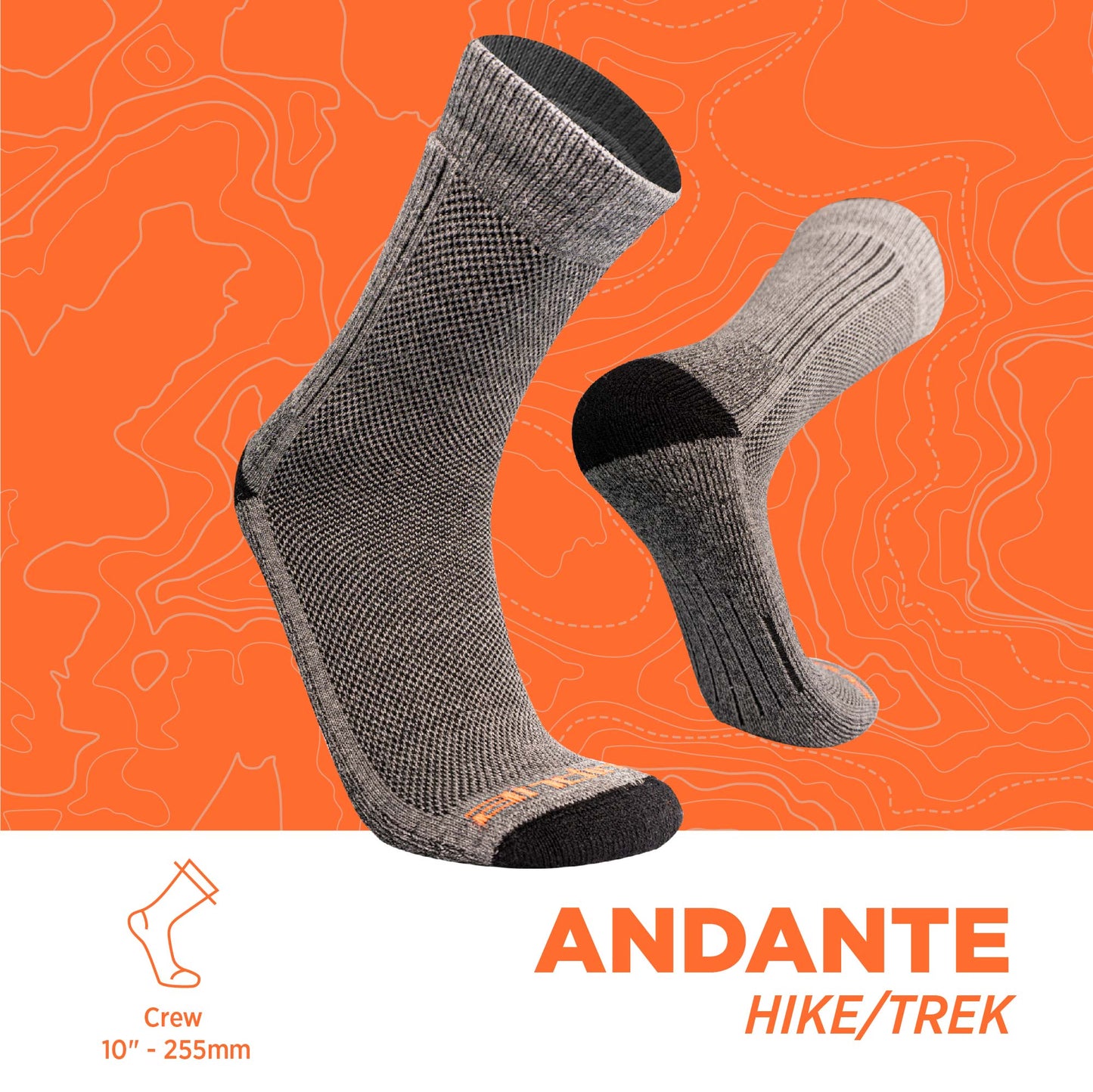 Calcetines de Alpaca Térmicos y acolchados ANDANTE para Trial y Running