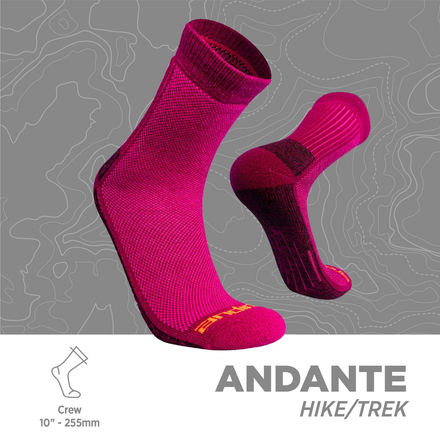 Calcetines de Alpaca Térmicos y acolchados ANDANTE para Trial y Running